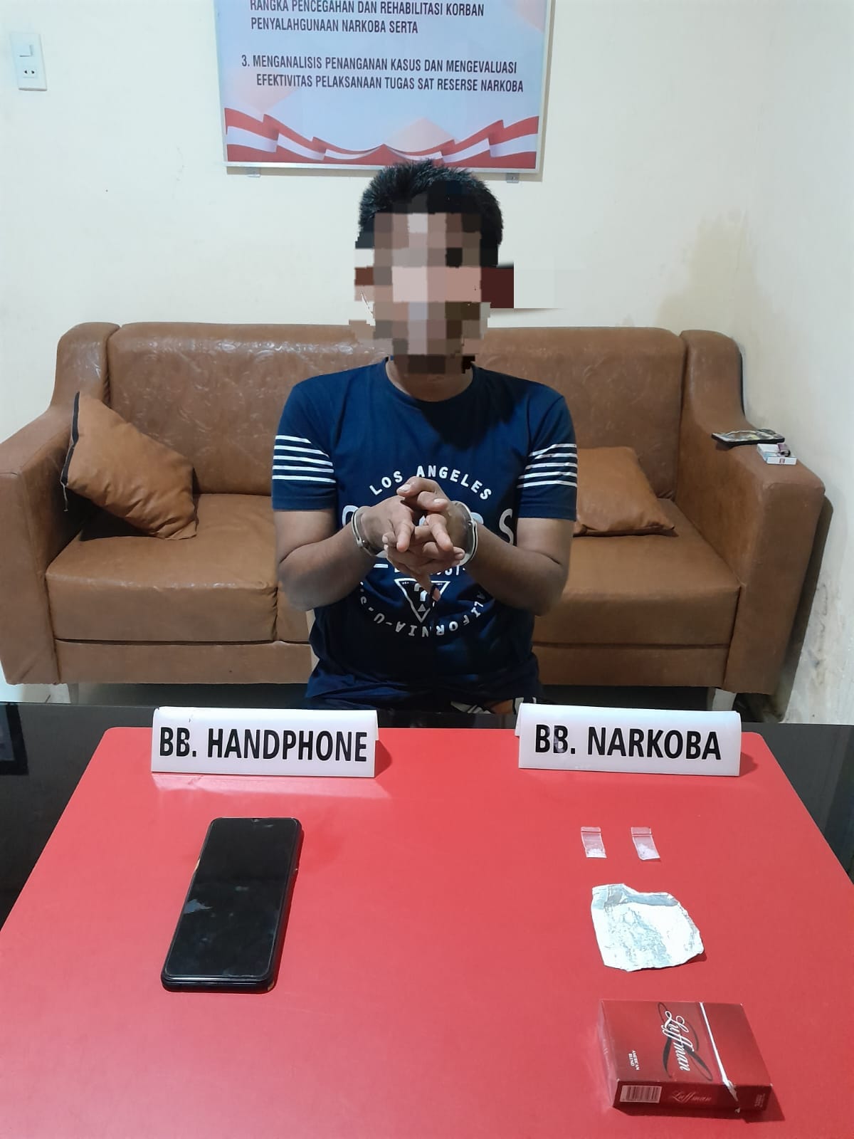 Tim Ojoloyo Tangkap Pelaku Narkoba di Warung Kopi