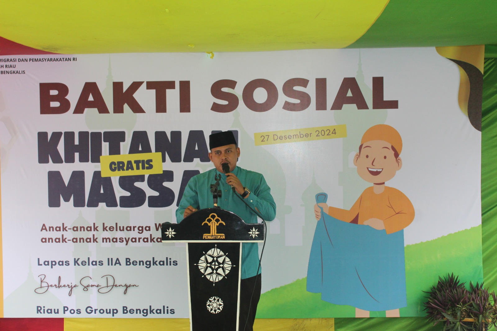 Gelar Khitanan Masal Lapas Kelas IIA Bengkalis, Inilah Bukti Nyata Kepedulian Sosial 