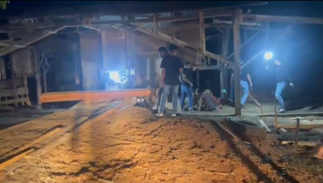 5 Pelaku Ilegal Logging di Desa Siabu Diringkus Polres Kampar