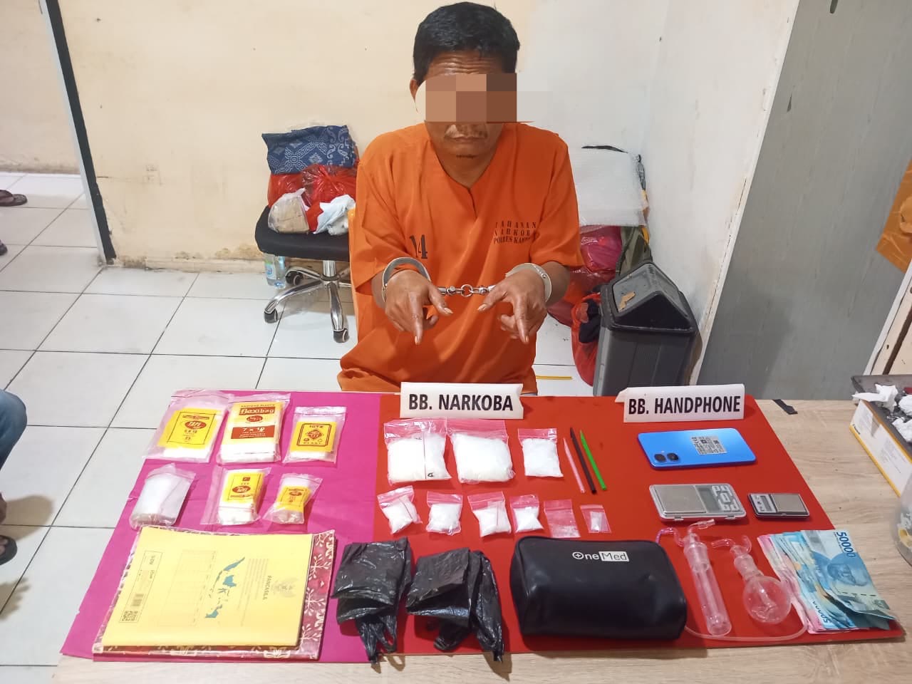 Kembali, Polres Kampar Kejar  Bandar Narkoba ke Rohul Sabu-sabu 276,1 Gram Berhasil Diamankan