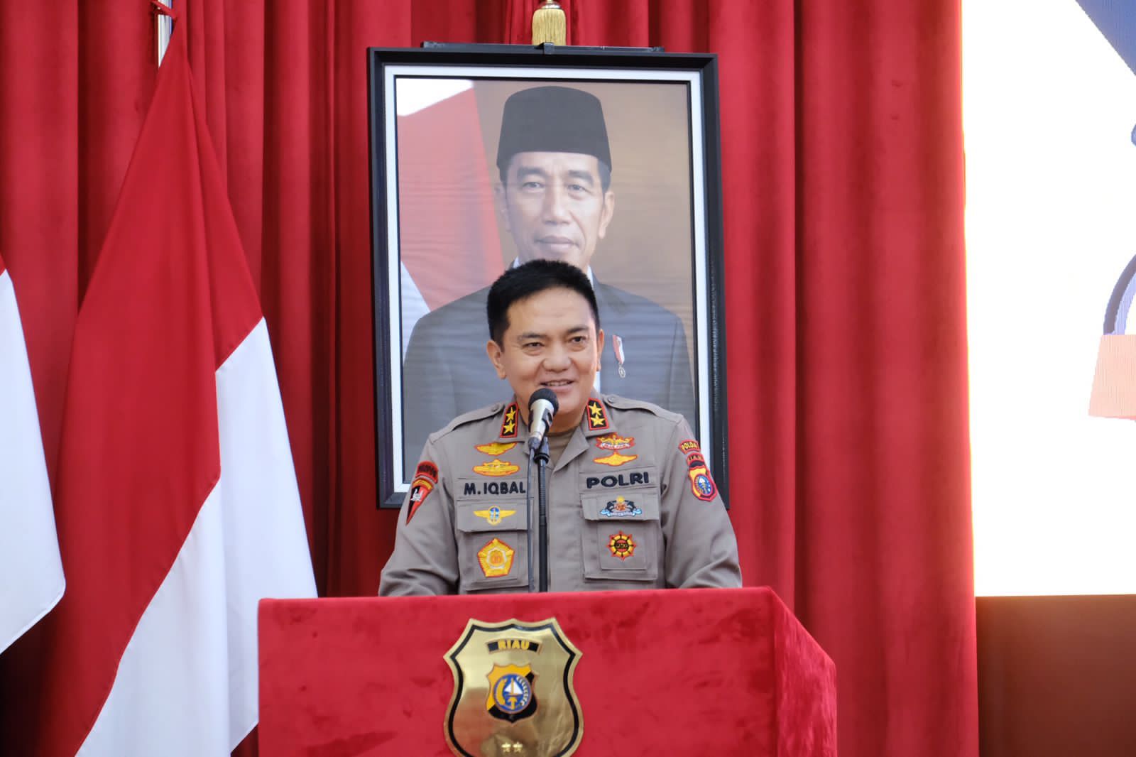 Kapolda Riau Membuka Resmi Pelatihan Operator Kehumasan Jajaran Polda Riau dan Kepri