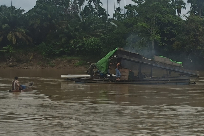 Polisi dan TNI lakukan penertiban tambang emas ilegal