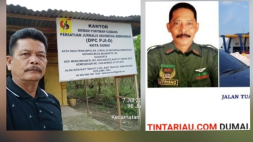 Ketua PJI-D DPC. Kota Dumai. ZAKARIA menanggapi dengan serius. Terkait Ucapan Budiman RT 08 Kel.Lbk 