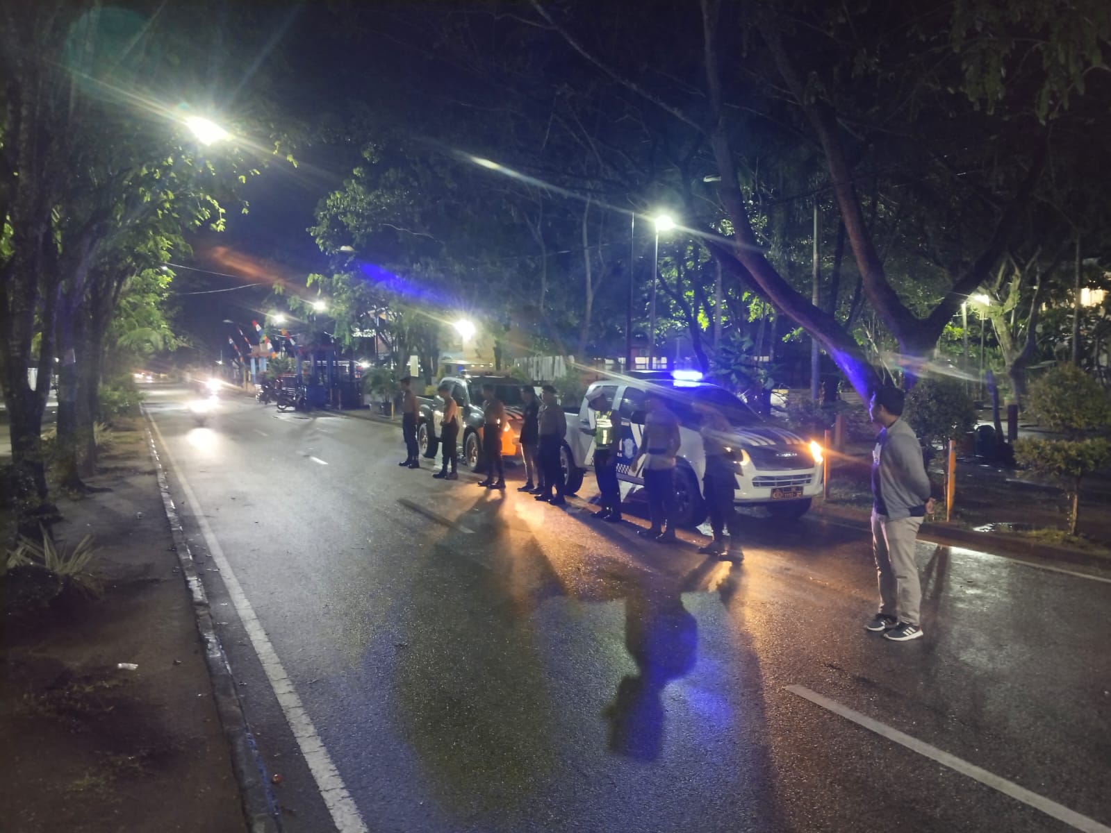 Polres Inhil Patroli Harkamtibmas Blue Light