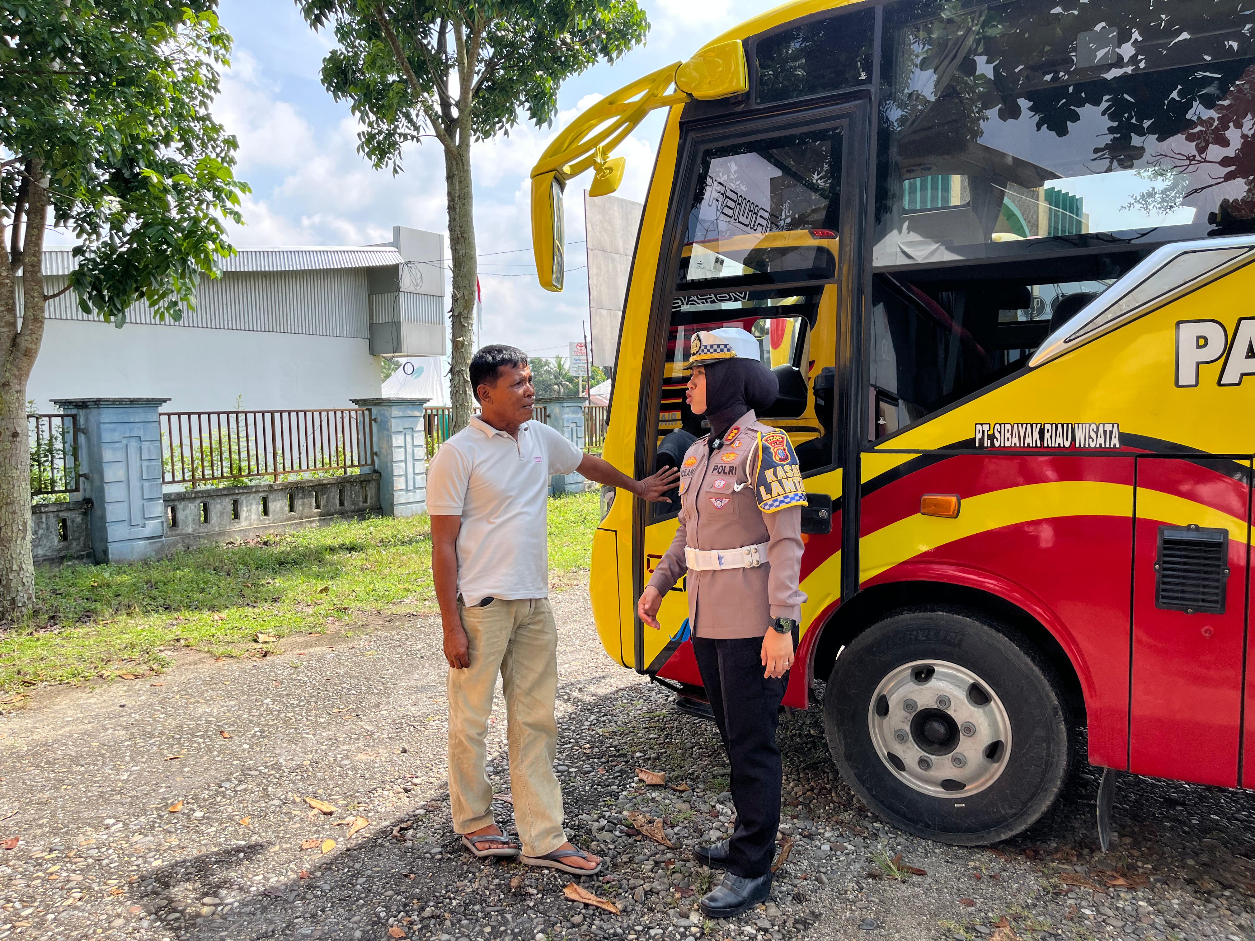 Satlantas Polres Kampar Gelar Razia Gabungan dalam Rangka BUNGSELAMAT,  Antisipasi Libur Panjang