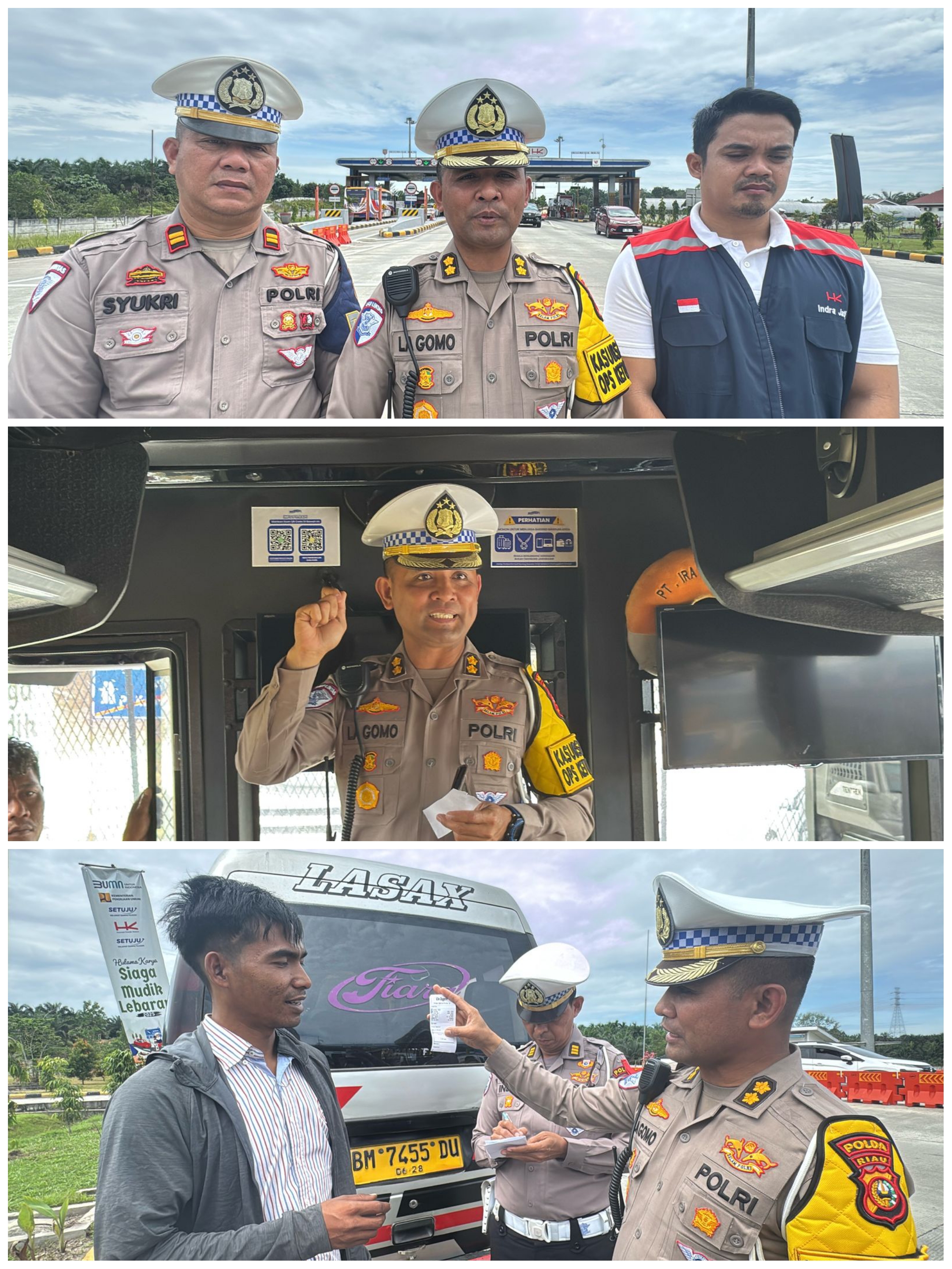 Kasubdit Gakkum Ditlantas Polda Riau Awasi Batas Kecepatan dengan Speed Gun