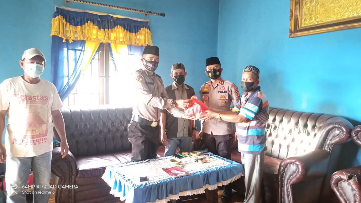 Beberapa Tokoh Di Desa Sontang, IPTU Suheri  Sampaikan Program Rumah Sehat Narkoba