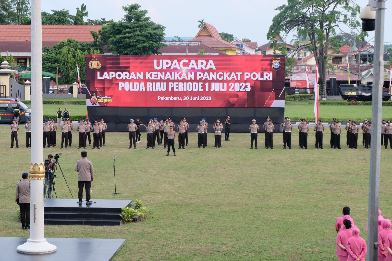 Pimpin Apel Kenaikan Pangkat,Ini Pesan Irjen Iqbal Kepada Personil