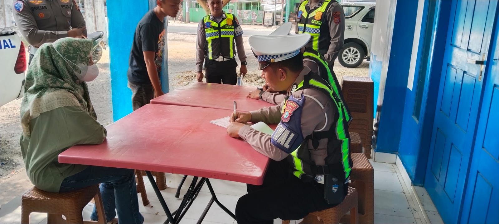 Satlantas Polres Kampar Gelar Patroli dan Teguran Humanis, Tingkatkan Disiplin Berlalu Lintas di Kam