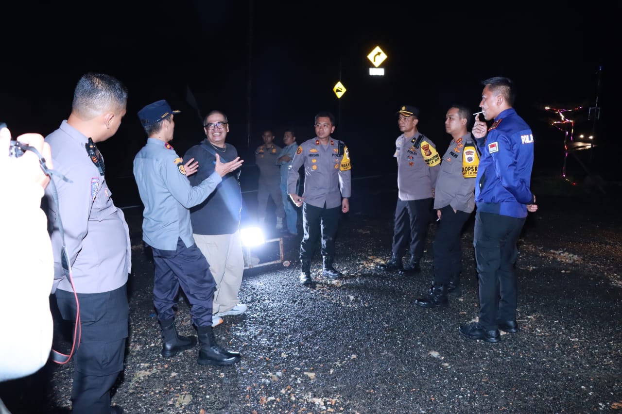 Polres Kampar Pastikan Keamanan Malam Tahun Baru di XIII Koto Kampar