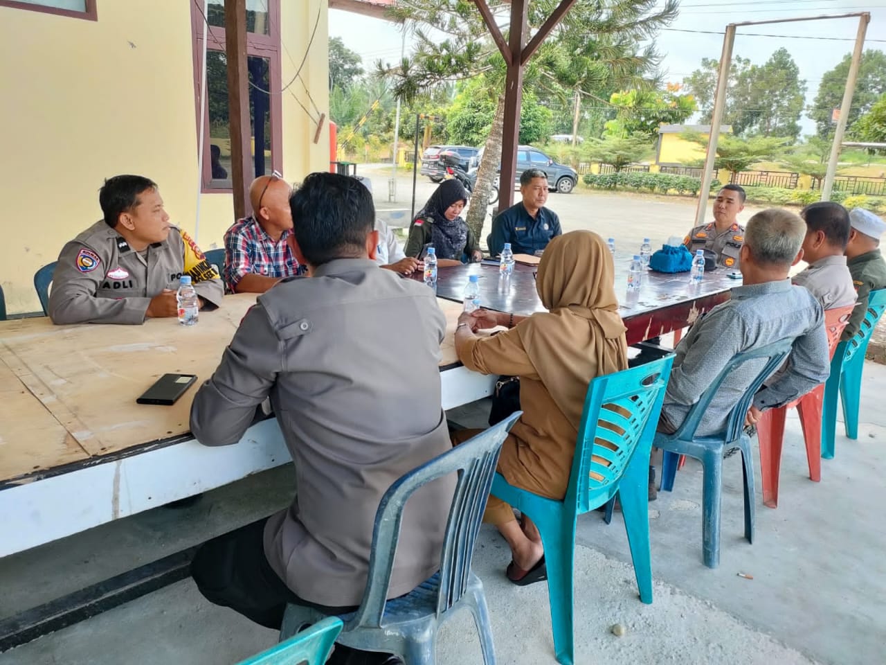 Kapolsek Tambang Sambut Hangat Kunjungan Silaturahmi Pengurus KUD Kampa