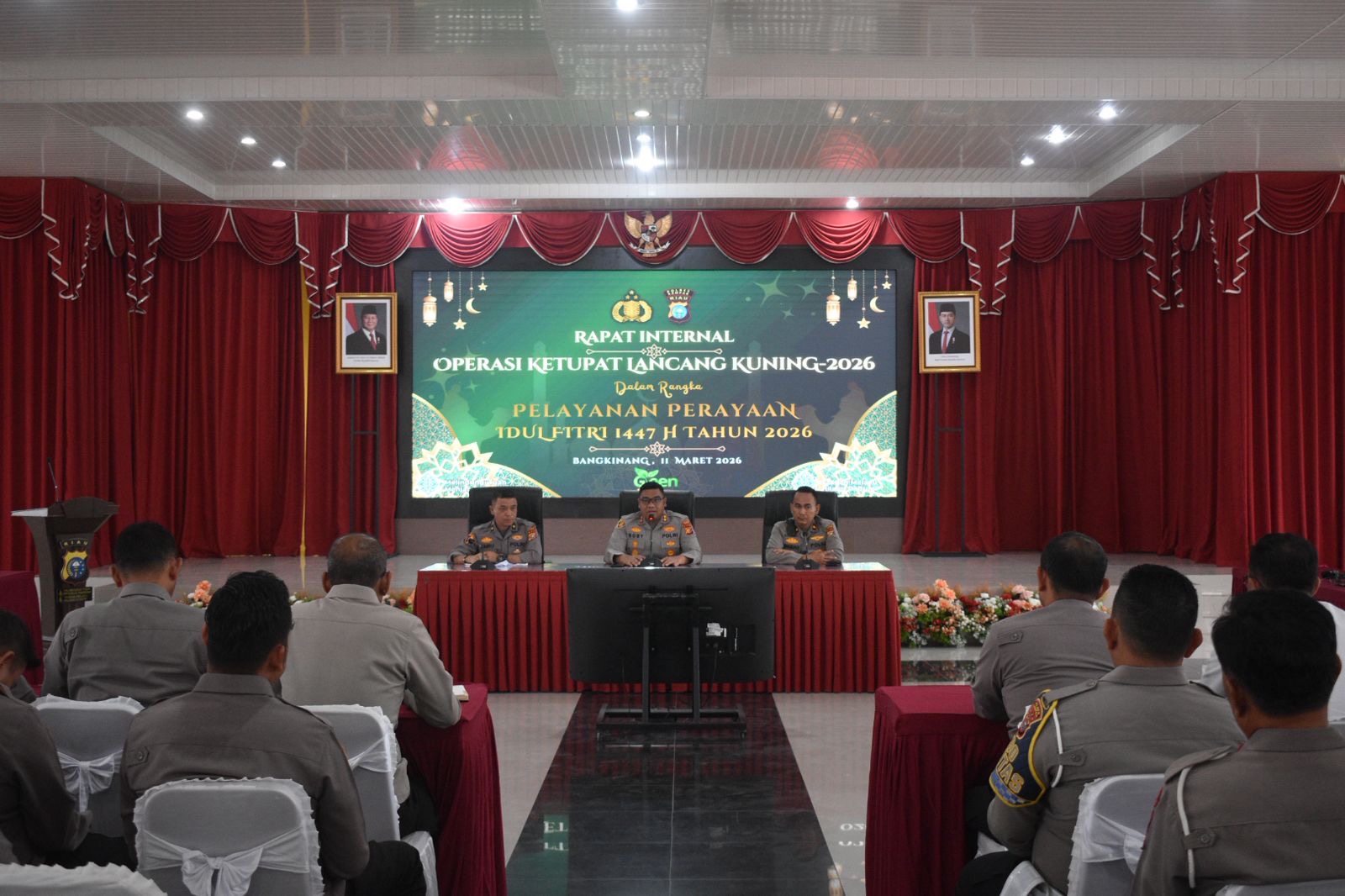 Kapolres Kampar Pimpin Rapat Koordinasi Operasi Ketupat Lancang Kuning 2026, Perkuat Sinergi Jelang 