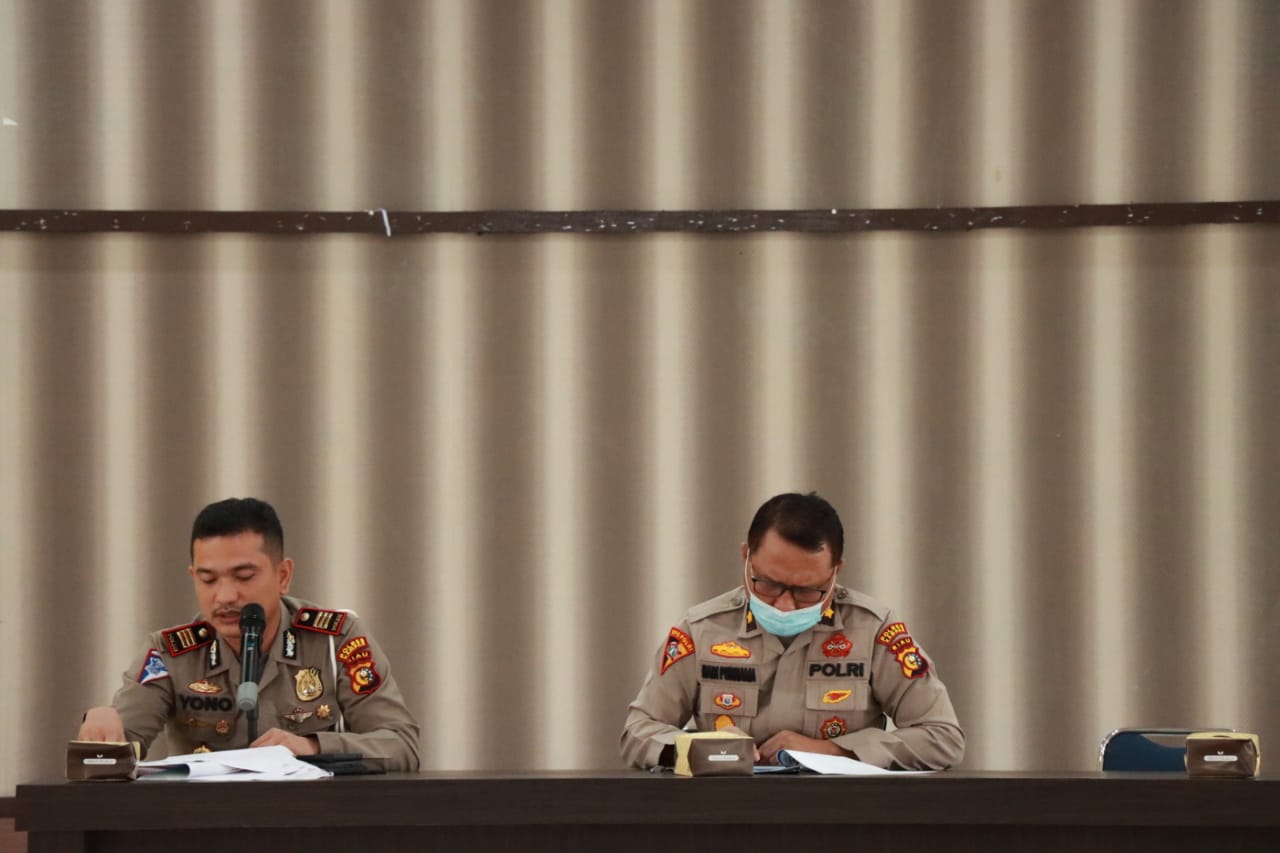 Kesiapan Operasi Lilin Lancang Kuning 2021, Polres Kampar Gelar Lat Pra Ops Lilin Lancang Kuning 202