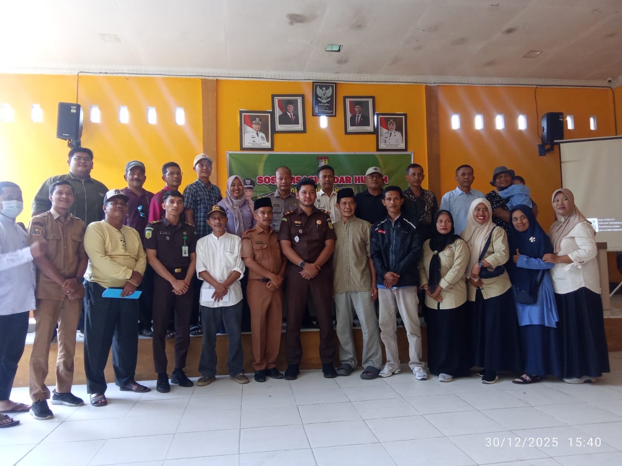 Kejari Kampar Melakukan Sosialisasi Sadar Hukum Di desa Rimbo Panjang