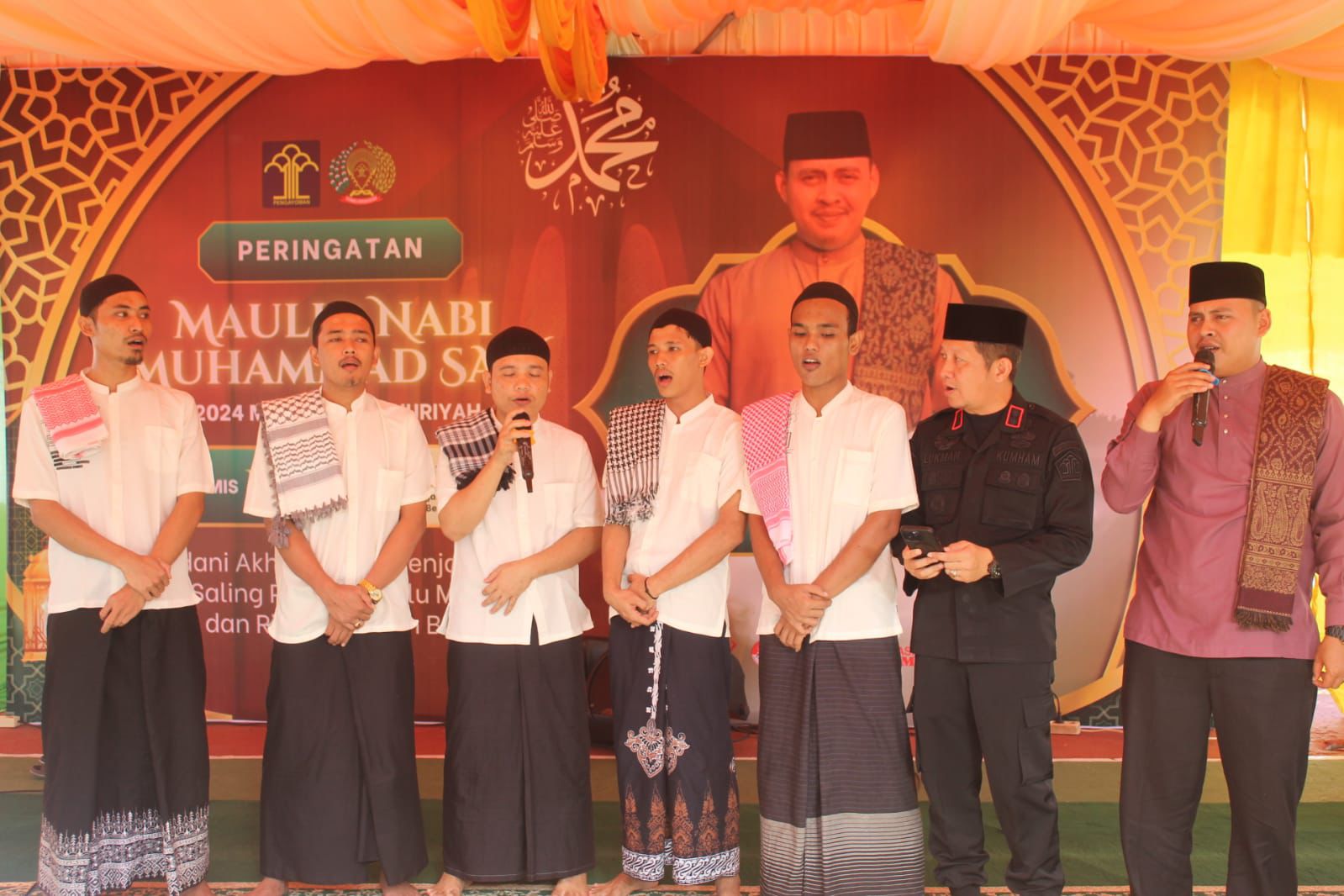 Lapas Kelas IIA Bengkalis Gelar Peringatan Maulid Nabi Muhammad SAW 1446 H Dengan Penuh Khidmat 