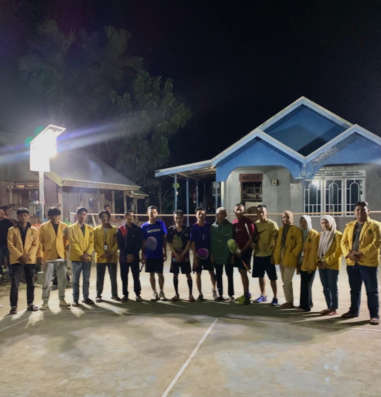 Sambut HUT RI KE-79 Mahasiswa KKN Unisi Bersama PEMDES Gelar Turnamen BuluTangkis