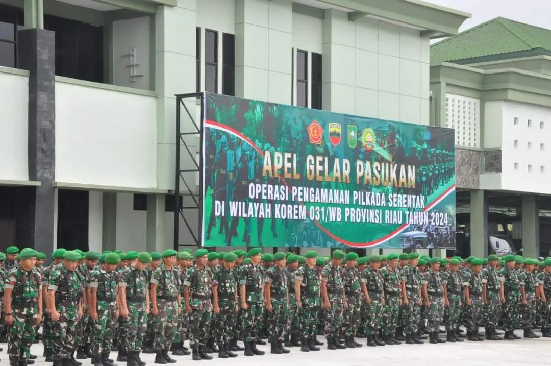 APEL GELAR PASUKAN KESIAPAN PENGAMANAN PILKADA SERENTAK TAHUN 2024