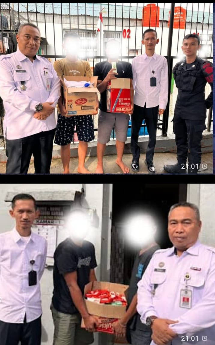 Lapas Pasir Pangarayan Bagikan Perlengkapan Kebersihan Diri Bagi Warga Binaan