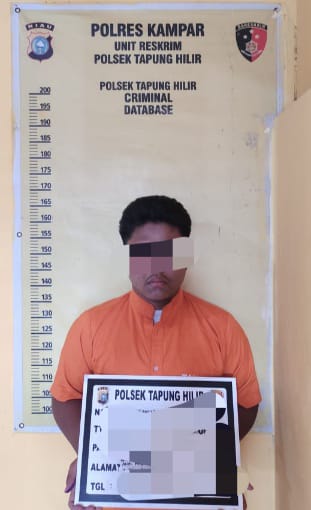 Polsek Tapung Hilir Tangkap Pemuda Nekat Cabuli Balita 5 Tahun