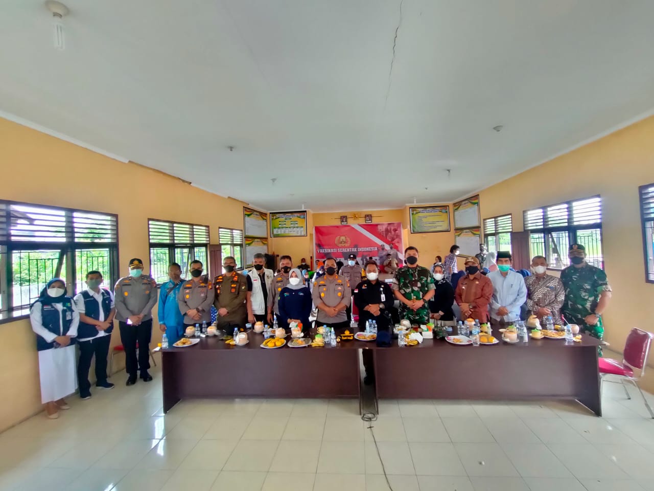 Hari ini Tim Satgas Gabungan Di Kab. Kampar Berupaya Tuntaskan Target Vaksinasi Diatas 70 Persen