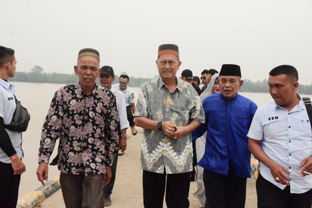 Lama Tidak Berkunjung Ke Kecamatan Reteh,Wabup SU di Sambut Antusias Masyarakat Pulau Kijang