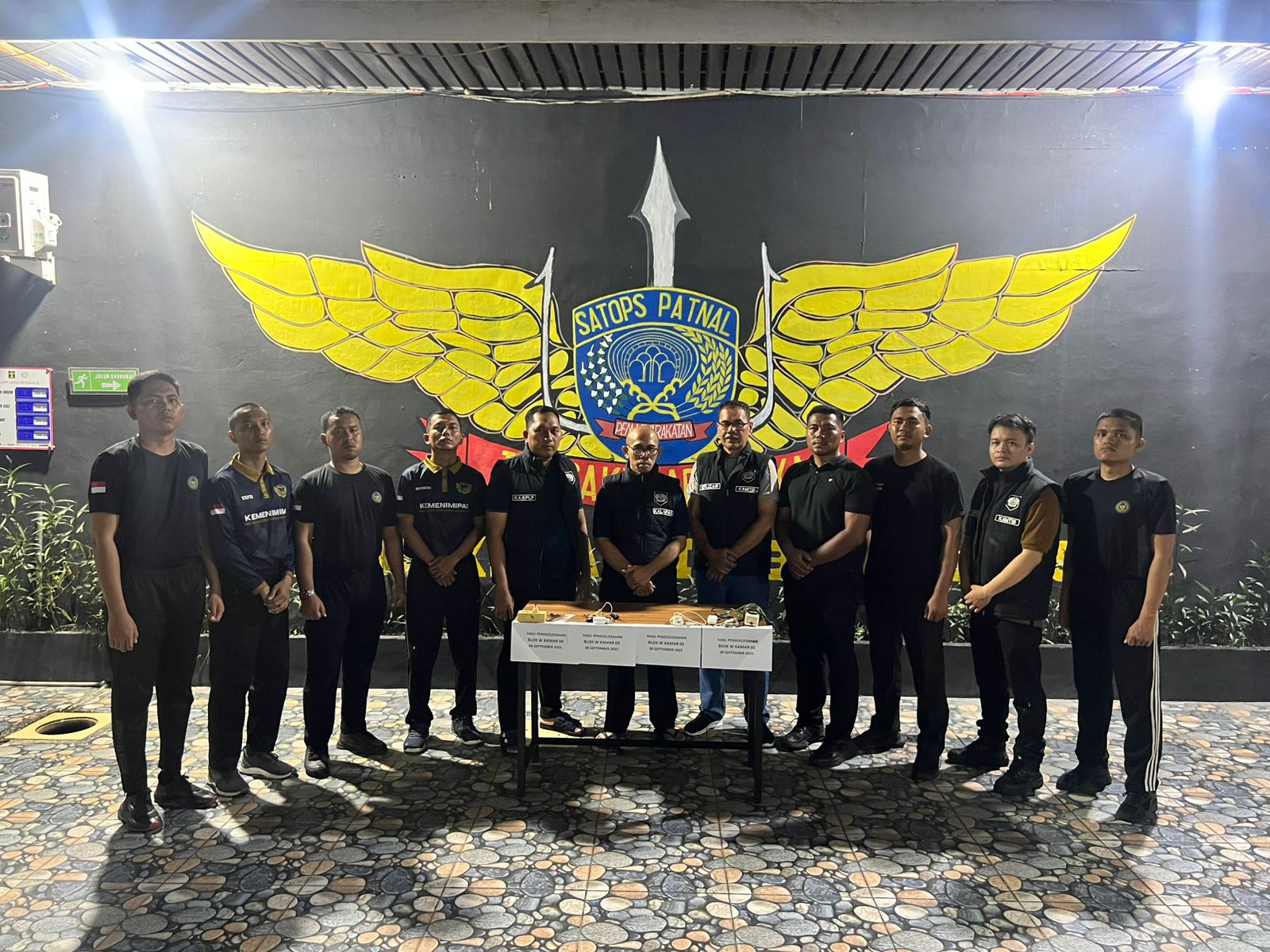 Lapas Kelas IIA Bengkalis Gelar Razia Malam, Tegaskan Komitmen Jaga Keamanan Dan Ketertiban