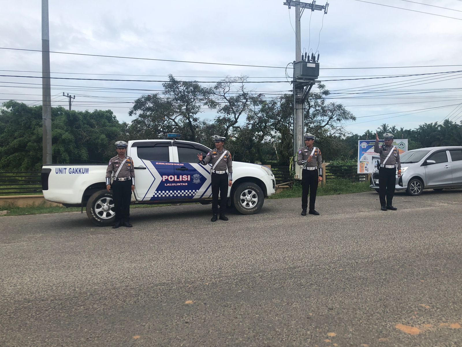 Patroli Sat Lantas Polres Rokan Hulu, Arus Lalu Lintas Lancar Dan Aman