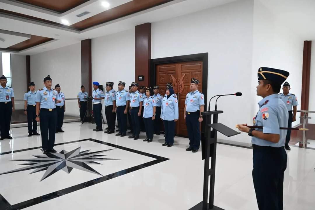 Sebanyak 10 Perwira Pertama Secara Resmi Melaporkan Kenaikan Pangkat Mereka 