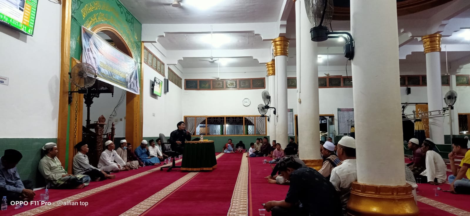 Peringatan Maulid Nabi Muhammad SAW di Masjid Raya Kecamatan Rambah