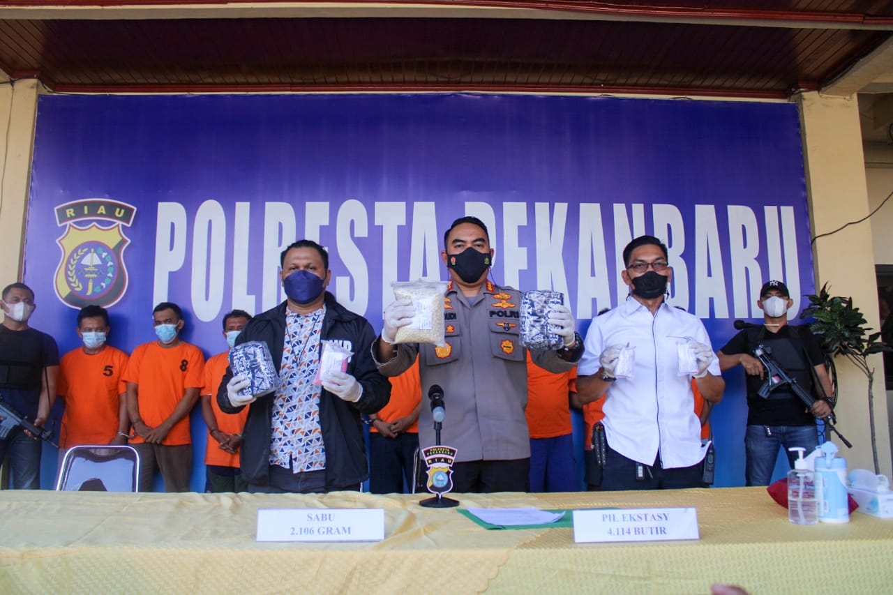 Tim Opsnal Satres Narkoba Berhasil Amankan Dua Kelompok Tindak Pidana Narkotika Jenis Shabu dan Pil 
