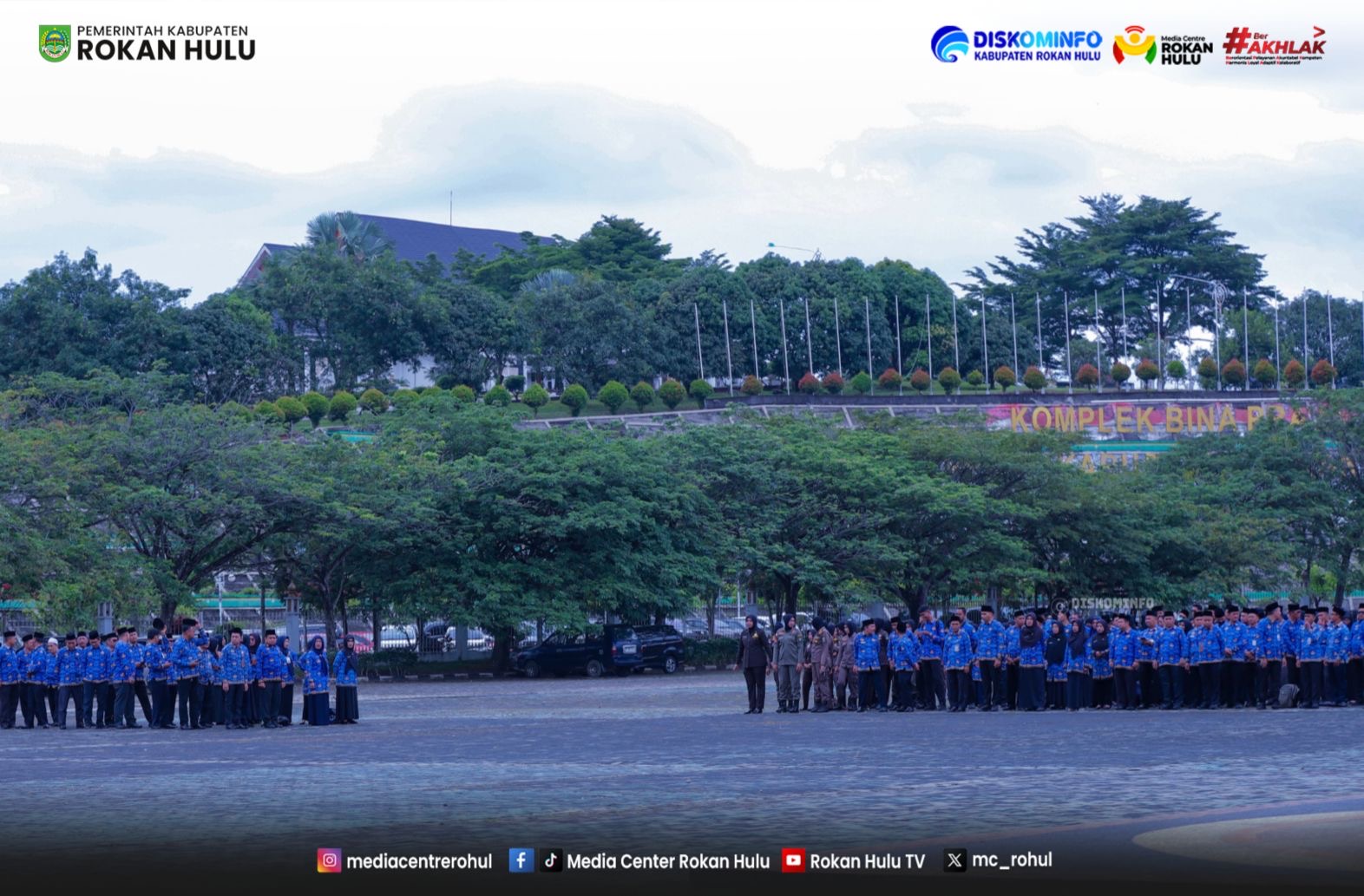 Wakil Bupati Syafaruddin Poti Pimpin Upacara Hari Kebangkitan Nasional Ke -118 di Rokan Hulu