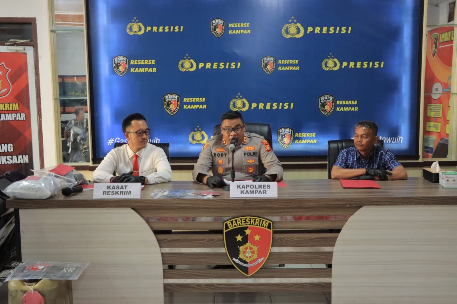 Dalam Dua Pekan, Polres Kampar Ungkap 4 Kasus Menonjol