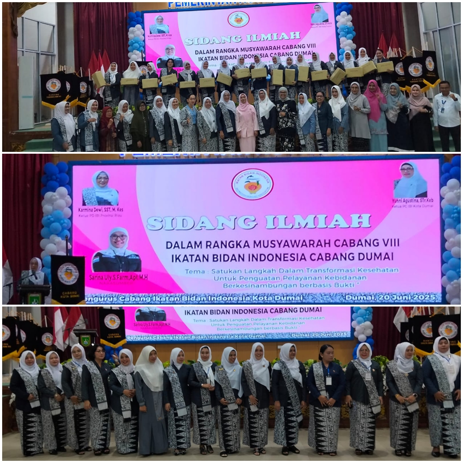 Sidang Ilmiah dalam Rangka Musyawarah Cabang VIII Ikatan Bidan Indonesia Cabang Dumai