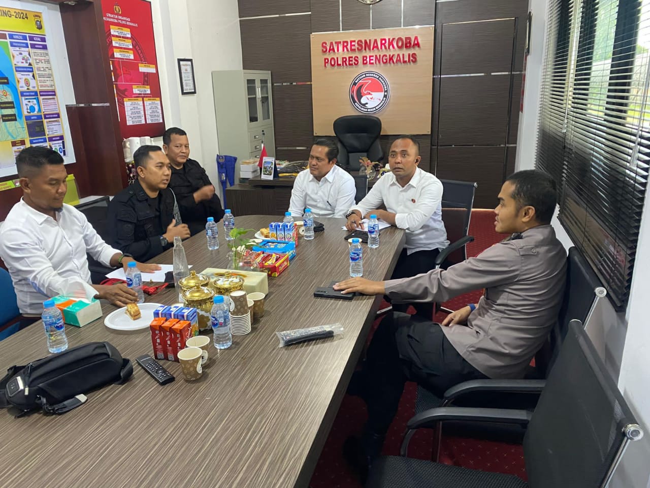 KOLABORASI, SINERGI DAN INTEGRITAS, LAPAS BENGKALIS KUNJUNGI POLRES BENGKALIS