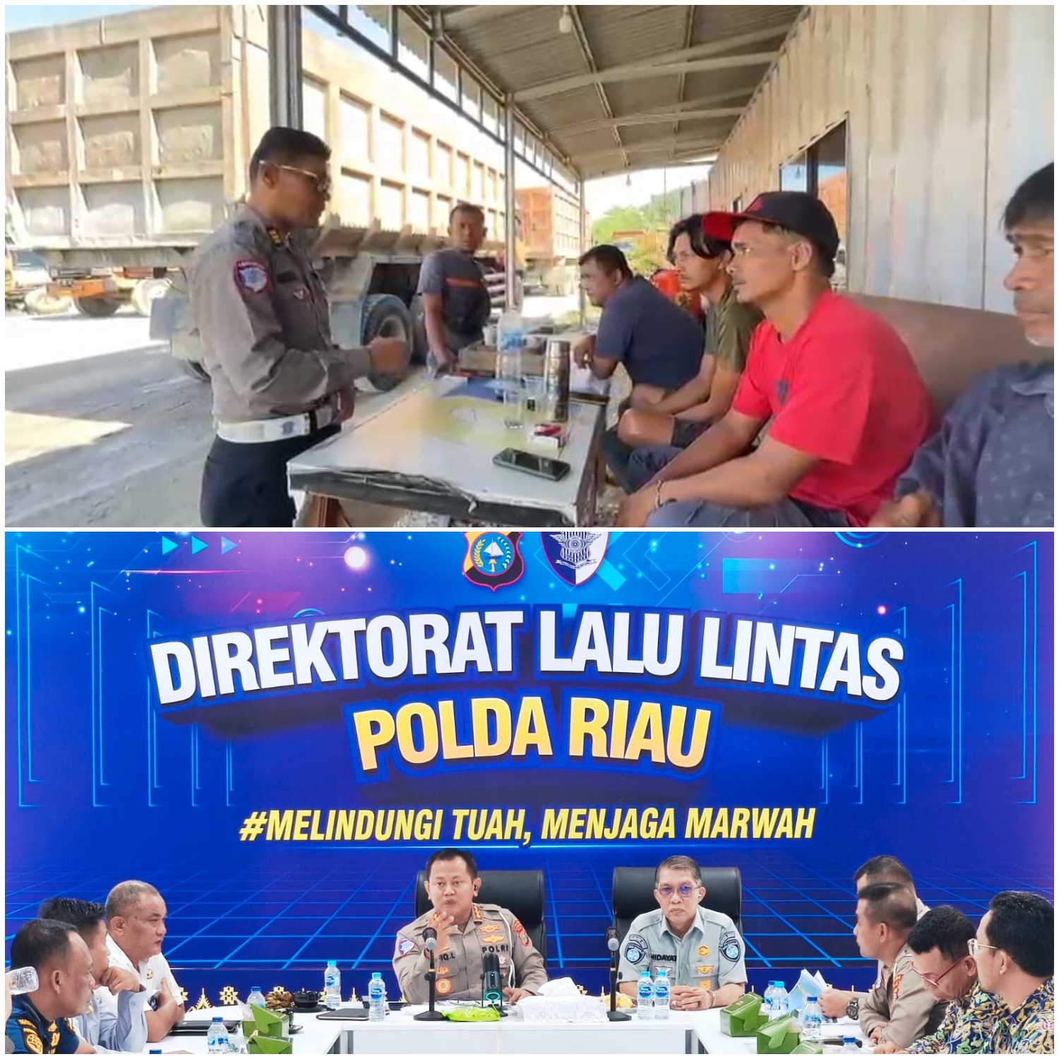 Ditlantas Polda Riau Gencarkan Sosialisasi dan Edukasi Kendaraan Angkutan Barang