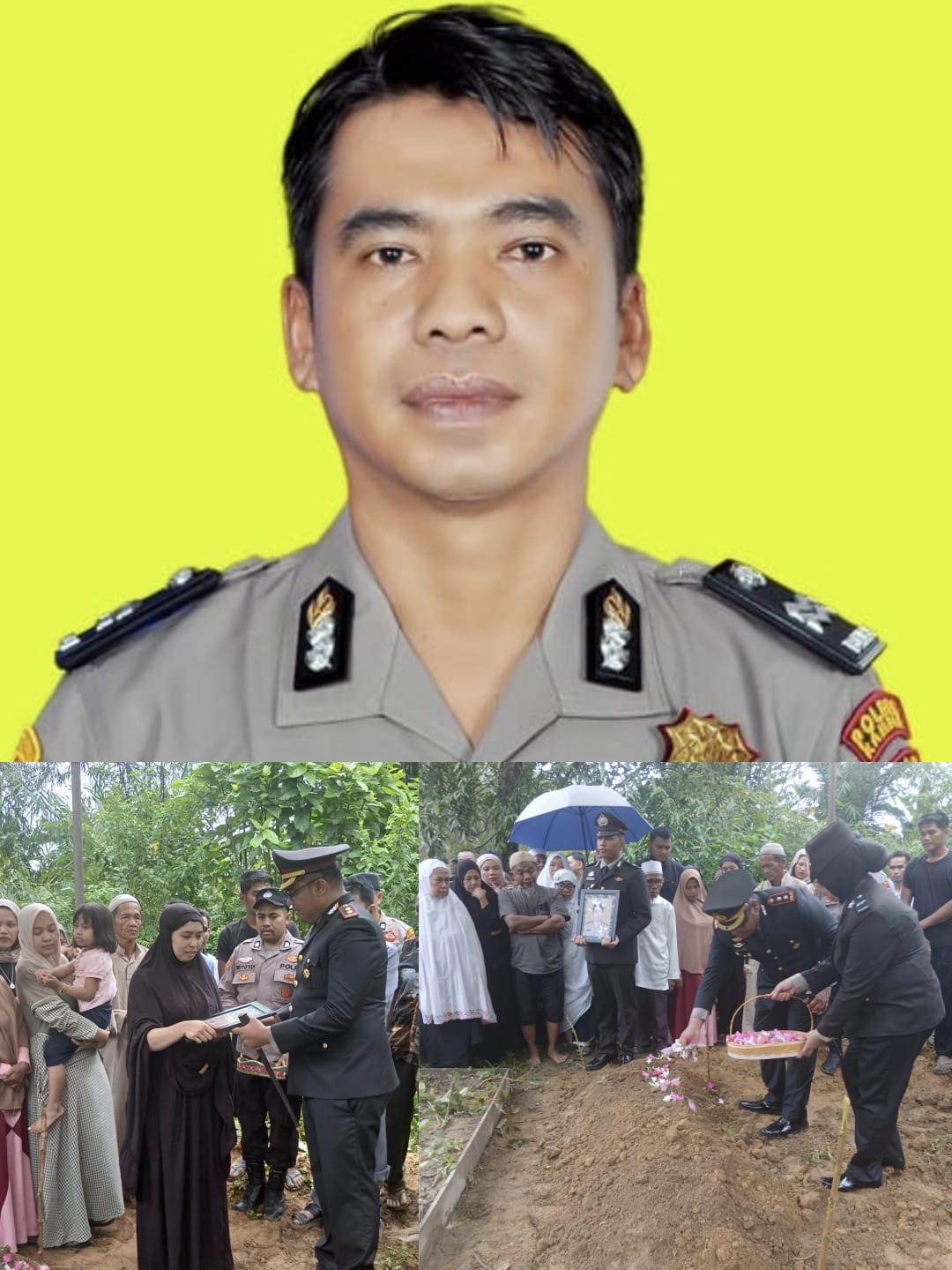 Hingga Napas Terakhir, Ia Tak Kenal Lelah: Mengenang Dedikasi Aiptu Apendra yang Berkorban untuk Ama