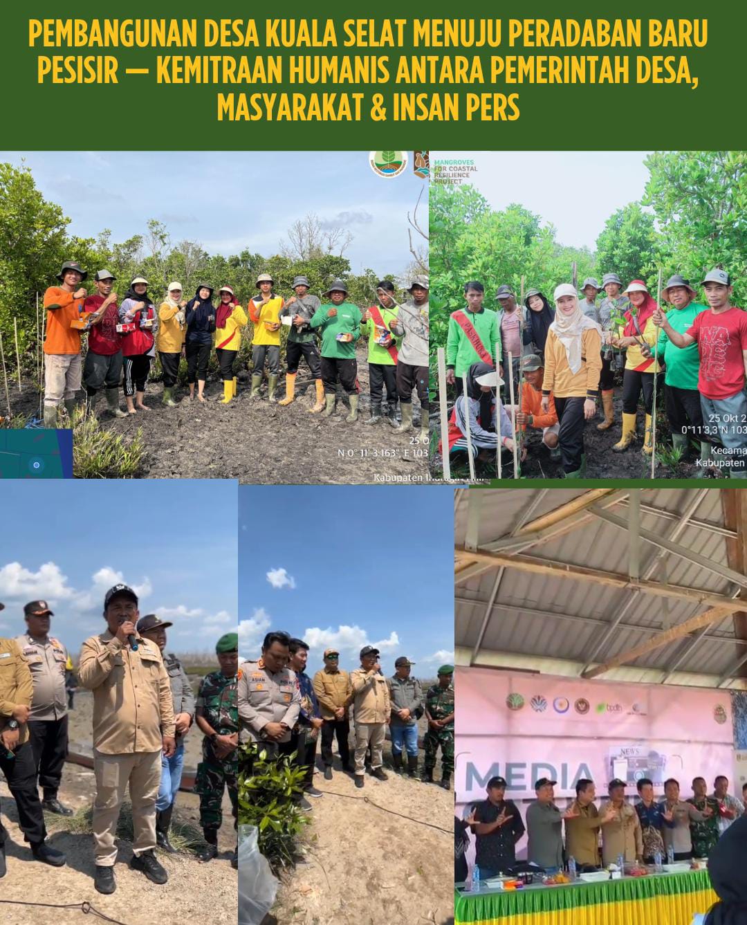 Pembangunan Desa Kuala Selat Menuju Peradaban Baru Pesisir