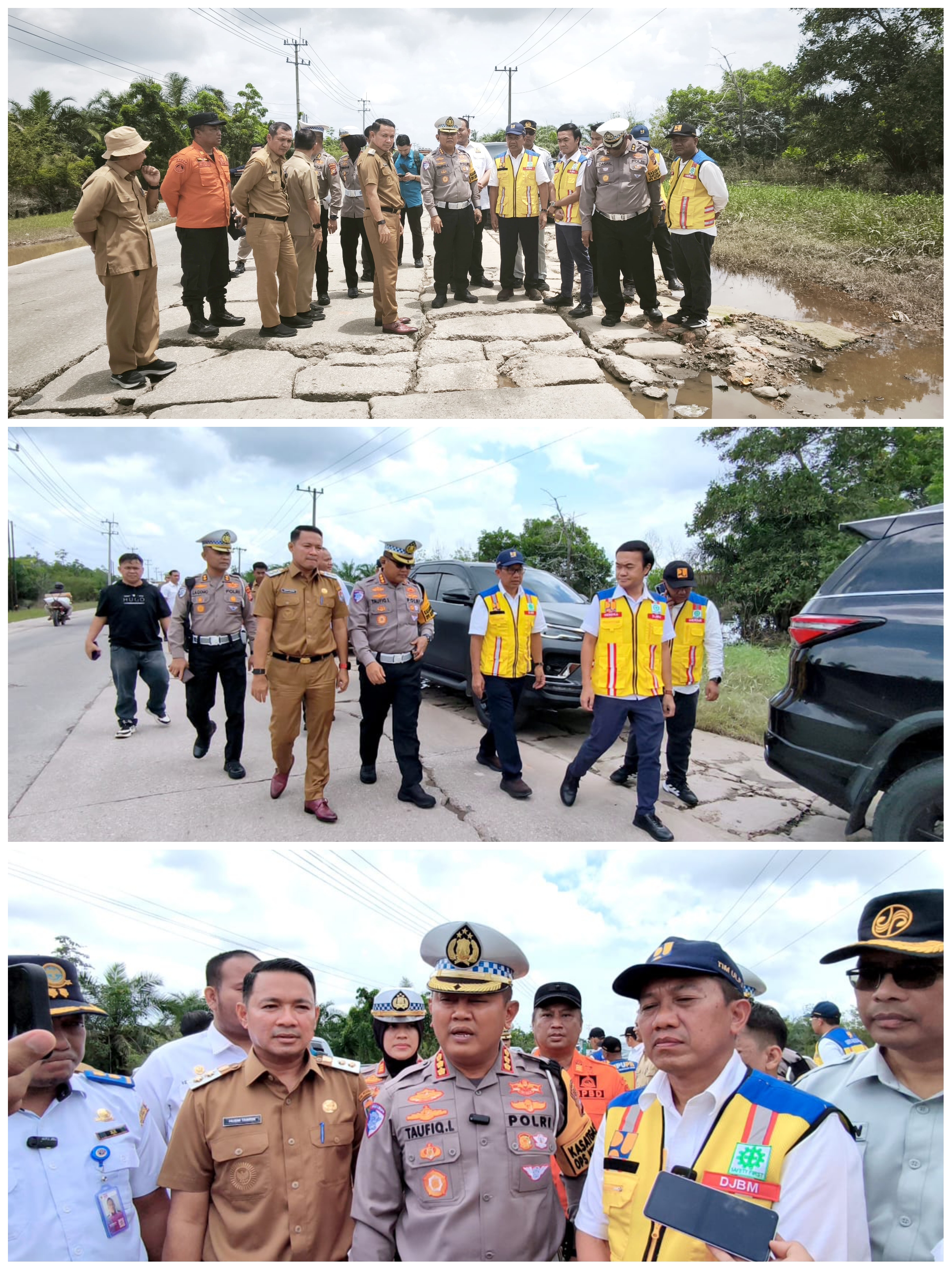 Dirlantas Polda Riau Tinjau Jalur Mudik di Pelalawan, Pastikan Keamanan Pemudik