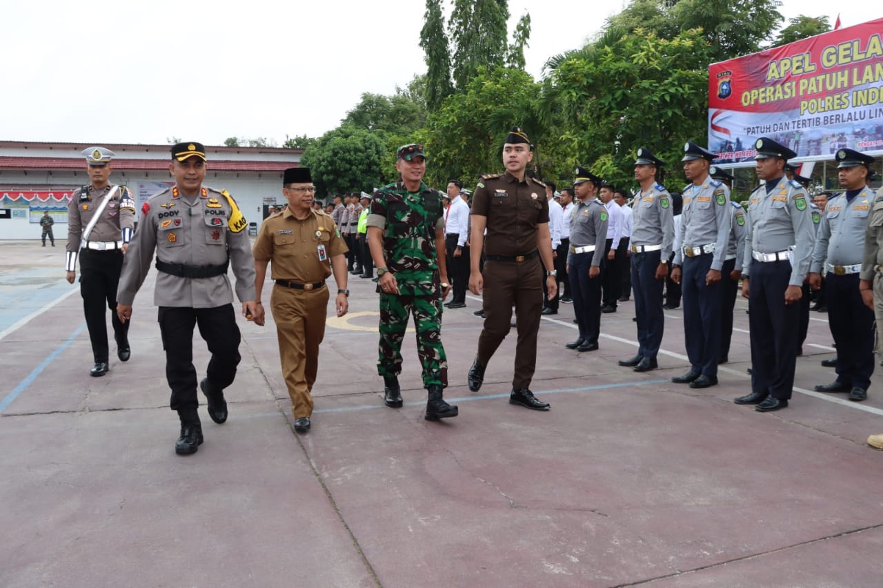Polres Inhu Gelar Pasukan Operasi Patuh Lancang Kuning 2023