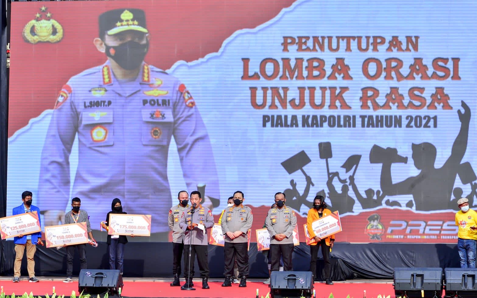 Gelar Lomba Orasi, Kapolri: Mari Ciptakan Alam Demokrasi yang Lebih Baik