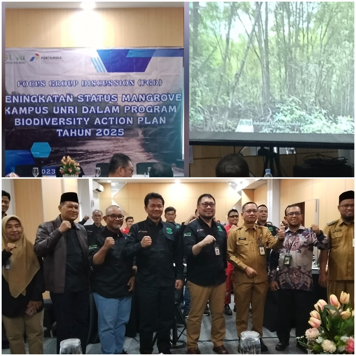 Acara Universitas Riau & PT Pertamina Internasional Dumai, Mengadakan Focus Group Discussion 