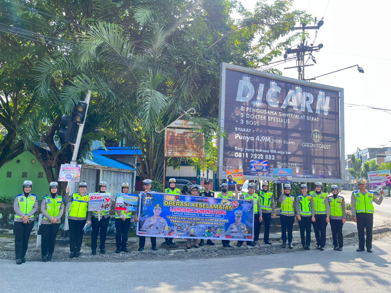 Gaungkan kampanye dan Himbauan keselamatan.