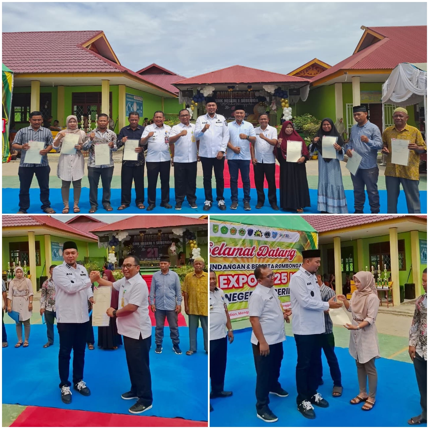 Kepala BPN Inhu serahkan 80 Sertipikat Tanah Aset Pemda