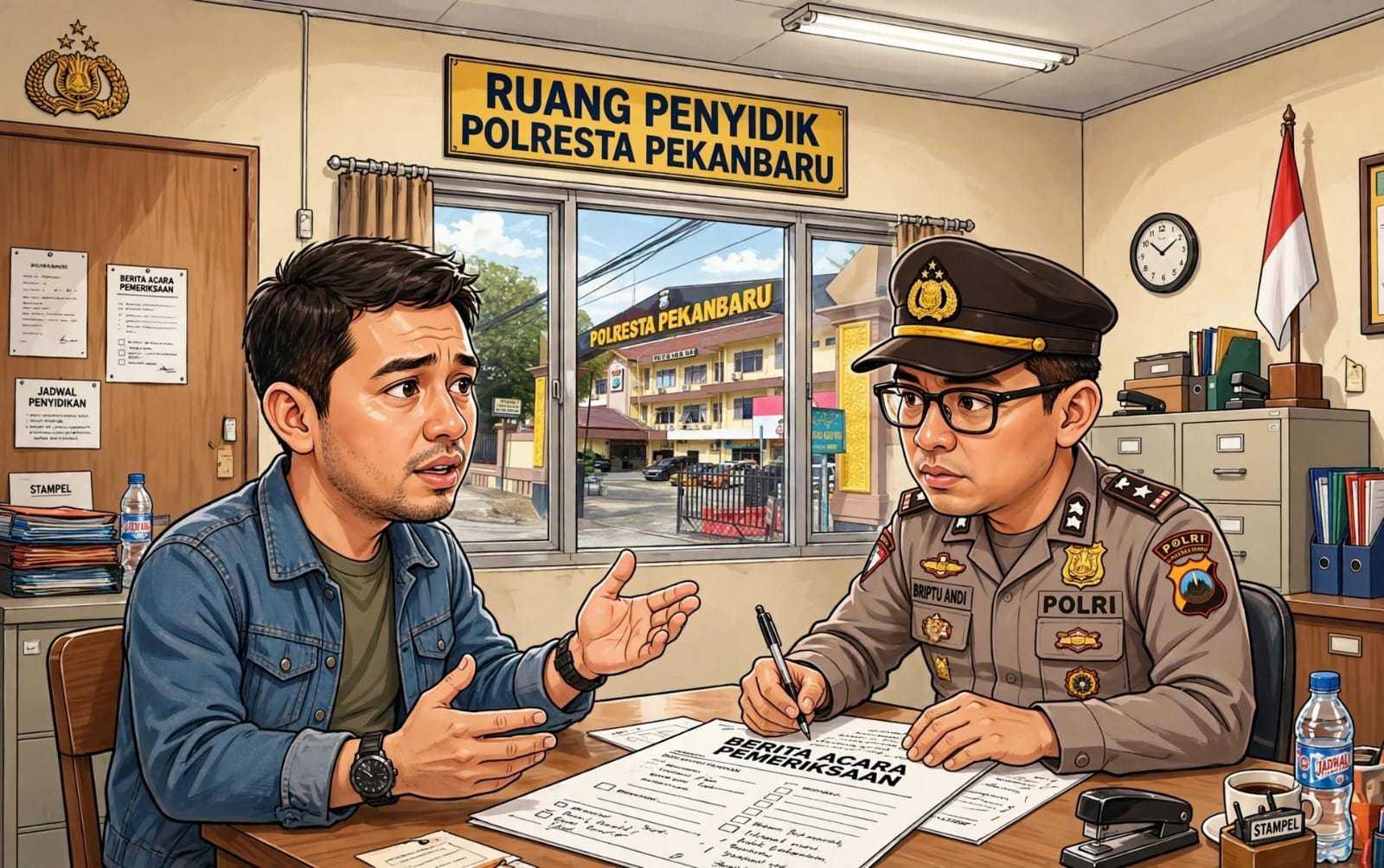 Babak Baru Kekerasan Terhadap Advokat, Polresta Pekanbaru Mulai Pemanggilan Saksi