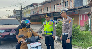 Kapolres Bengkalis Turun Langsung Bersama Kasatlantas Pastikan Arus Lalu Lintas Lancar