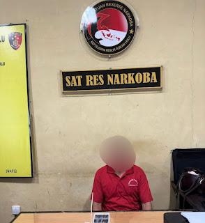 Oknum PNS Pemkab Rohul Diciduk Personil Sat Resnarkoba Dalam Kasus Sabu .