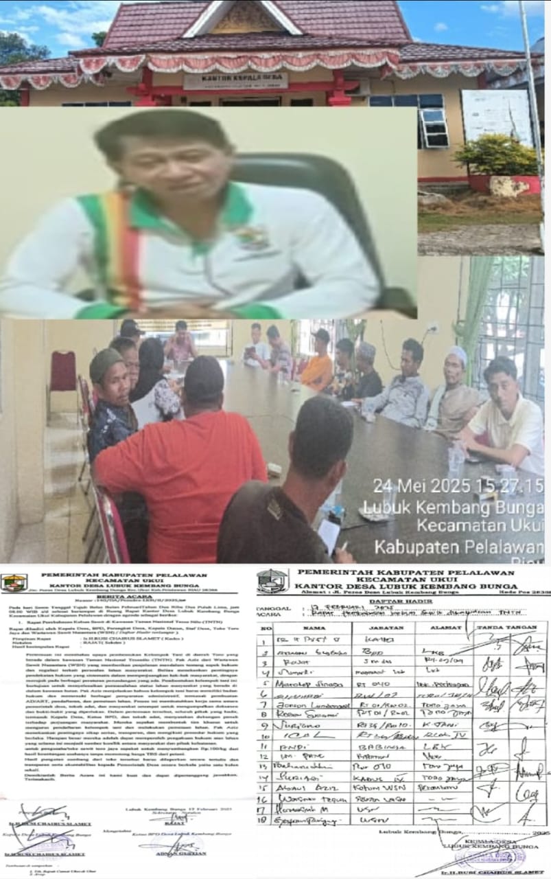 Klarifikasi Warga   Terkait  Adanya Berita Pungli  di Desa Lubuk Kembang Bunga  Dinilai Berita  Hoax