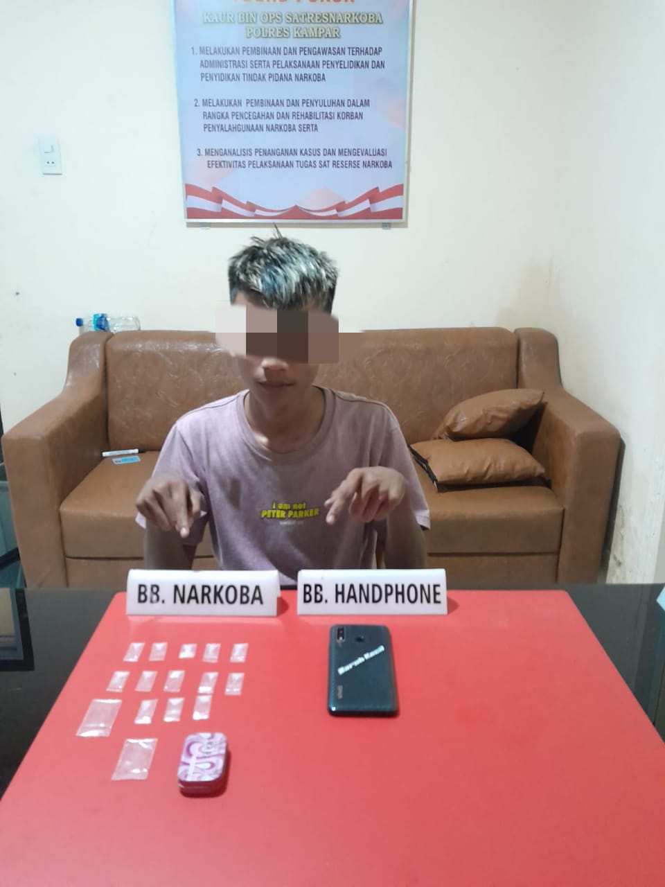 Tim Ojoloyo Tangkap Pelaku Narkoba di Desa Kampung Pinang