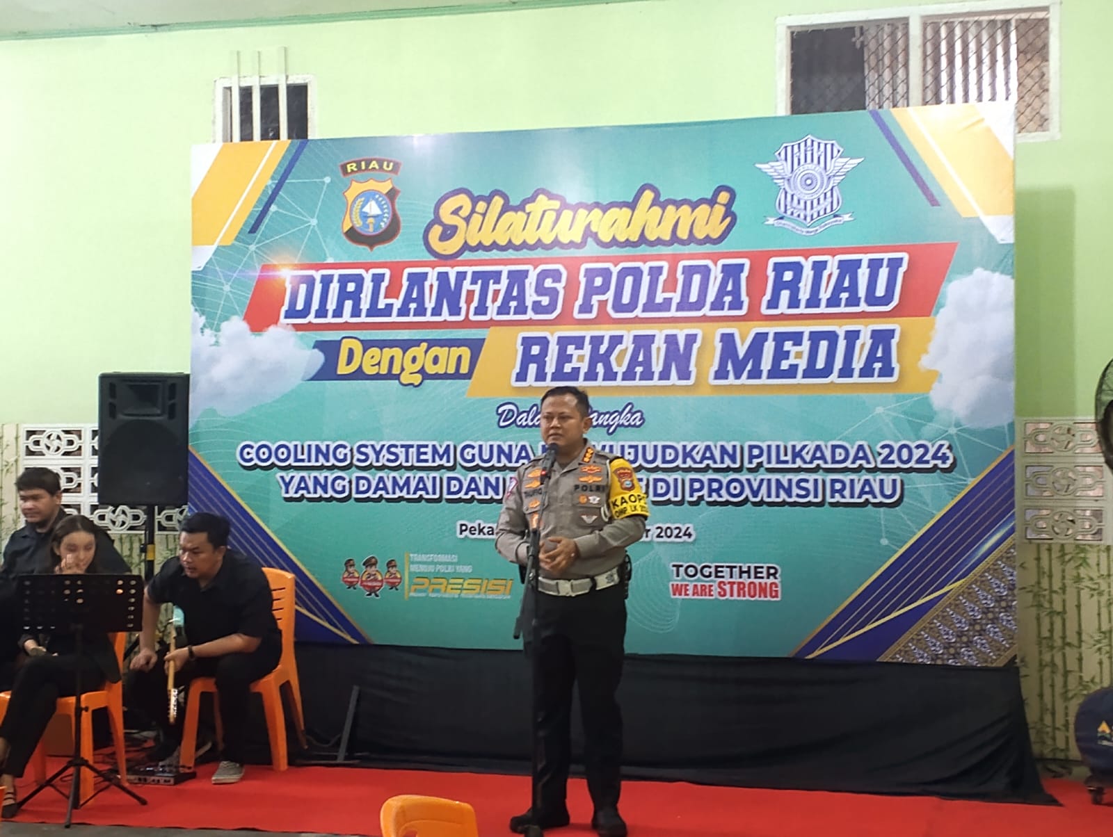 Ditlantas Polda Riau laksanakan Kegiatan Cooling System, wujudkan Pilkada Damai 2024 