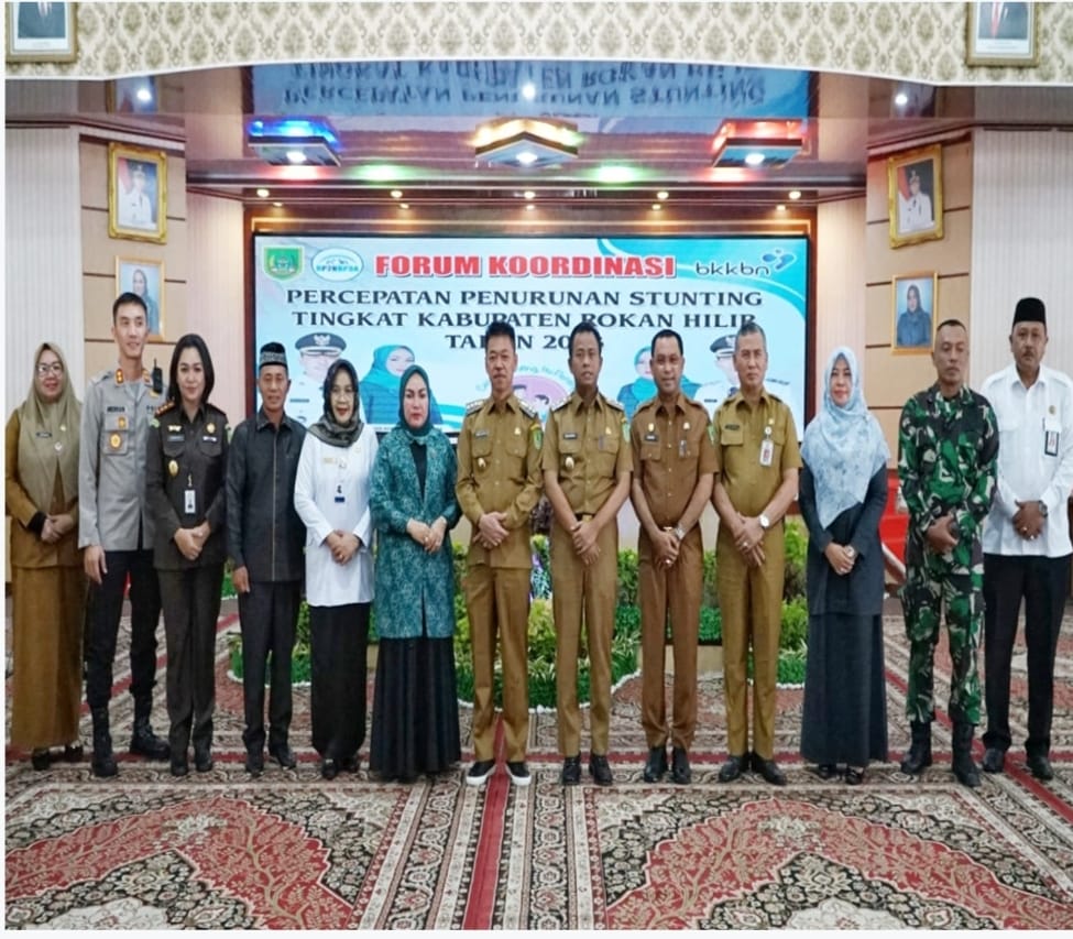 Bupati Rohil Buka Forum Koordinasi Percepatan Penurunan Stunting
